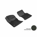 3D Maxpider Kagu First Row Floor Mat for 2017-2018 Jaguar F-Pace, Black L1JG01211509